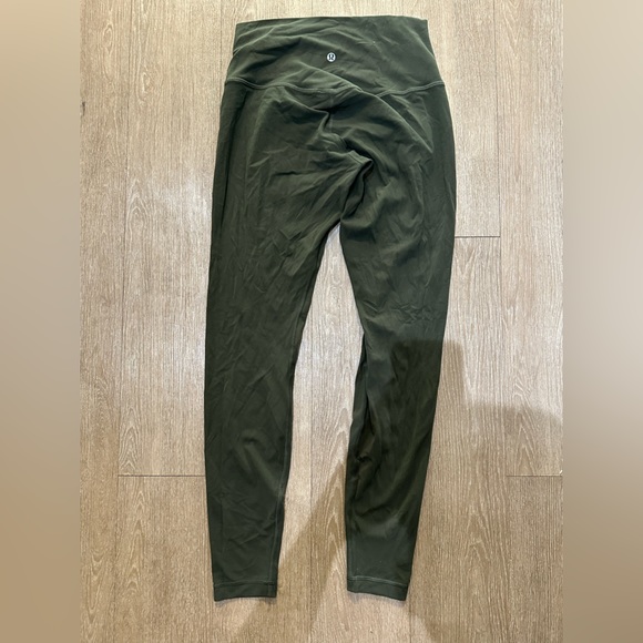 Lululemon Align leggings. Size 8. Army Green. In good condition! - Picture 3 of 3